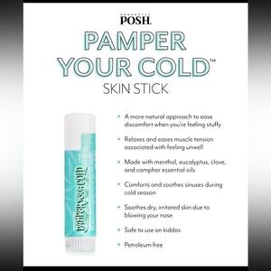 Perfectly Posh Pamper Your Cold Skin Stick - NEW & SEALED